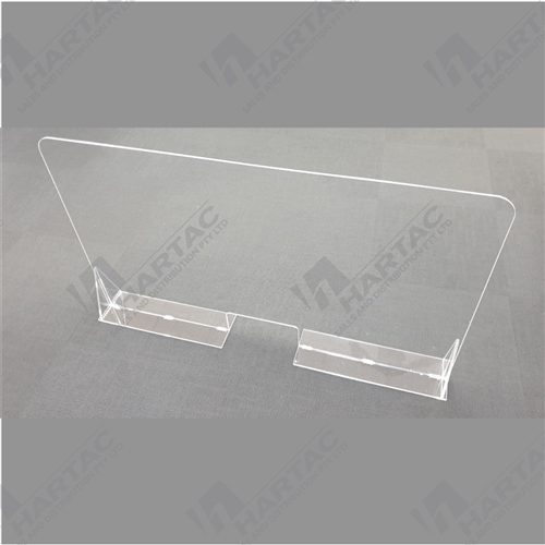 Sb Mm Clear Acrylic Sneeze Guard Mm Wide Base With Angle