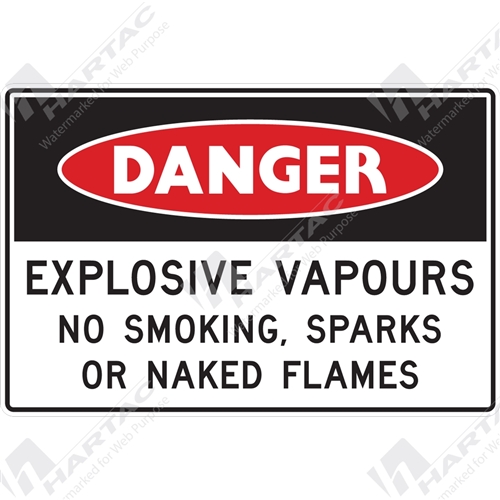 Flammable Signs Danger Sign Flammable Explosives No Smoking No Naked