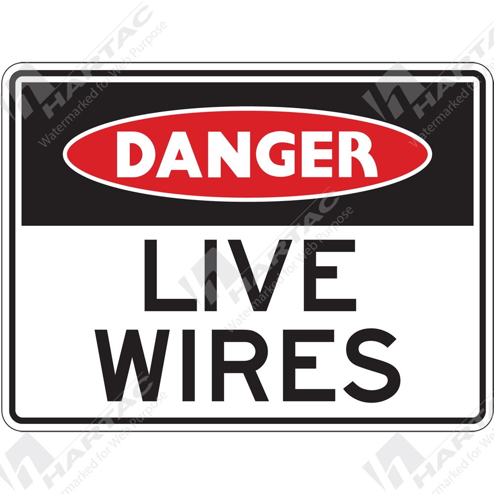 Danger Sign live wires