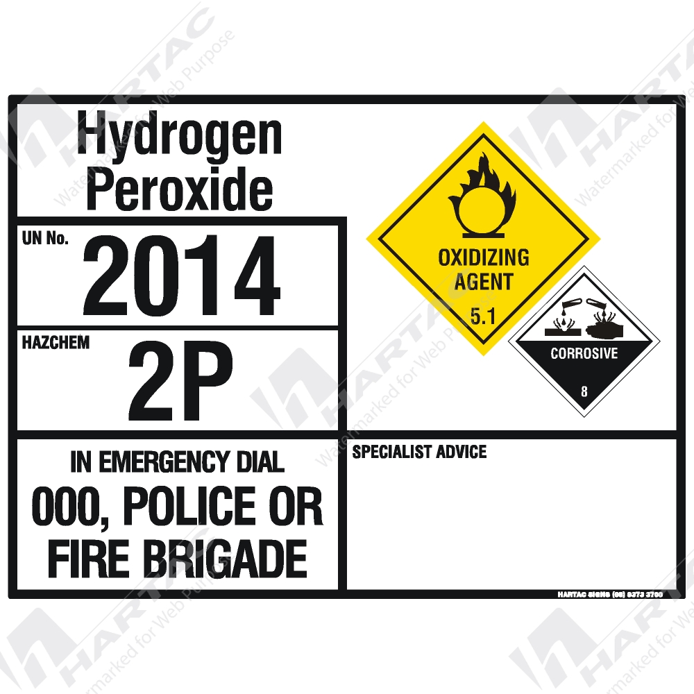 hazards of hydrogen peroxide