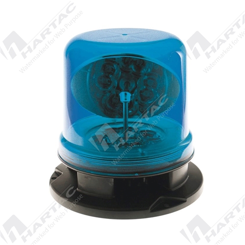 HS0655B - Hardwire LED Rotating Beacon - Blue - Hartac Australia