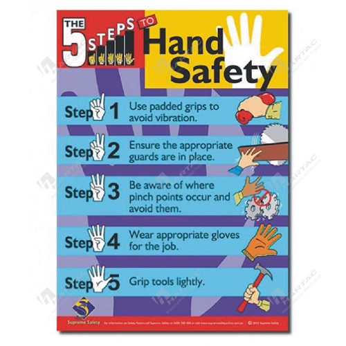 hand safety hand out