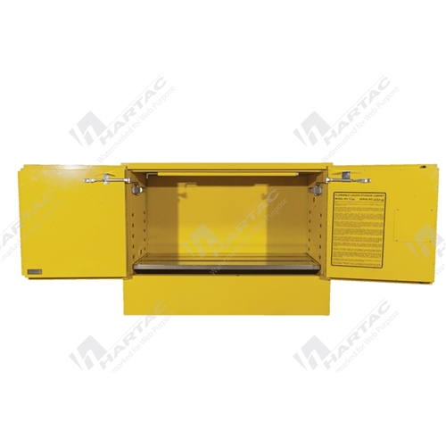 Flammable Storage - Flammable Storage Cabinet 100L 2 Door 1 Shelf Under ...