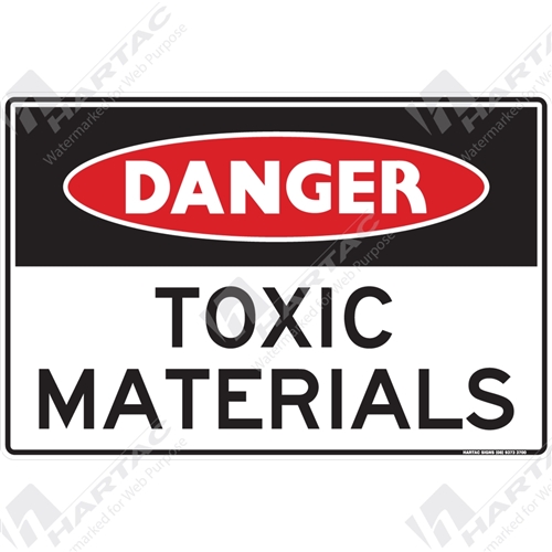 Hazardous Substances Signs - Danger Sign Hazardous Substance Toxic ...