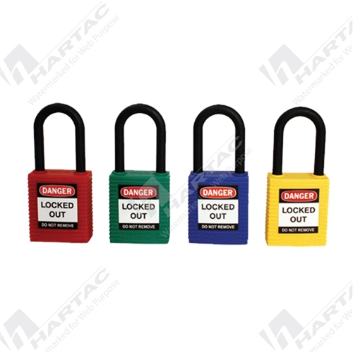 Isolation Padlocks - Brady Nylon Safety Padlock w/ 38mm Shackle