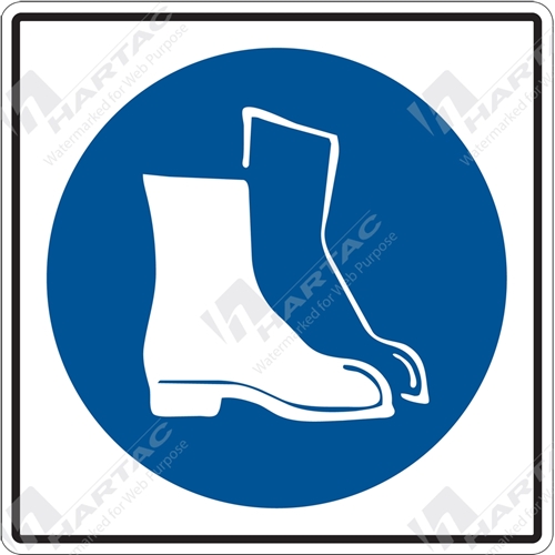 Mandatory Pictograms - Mandatory Sign (Pictograms) Foot Protection ...