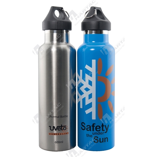 Thirst Aid & Cooling - 600ml Thermal Stainless Steel Drink Bottle ...