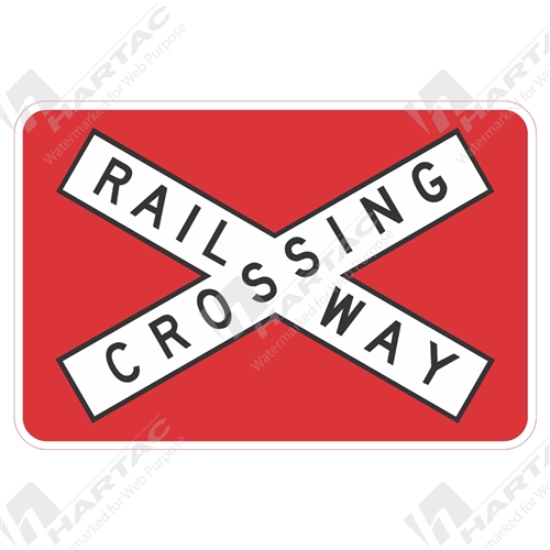 Regulatory Signs - Railway Crossing Aluminium Reflective Class 1 ...