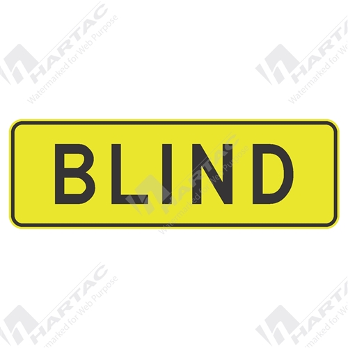 Warning Signs - Blind Aluminium Reflective Class 1 - Company Name ...