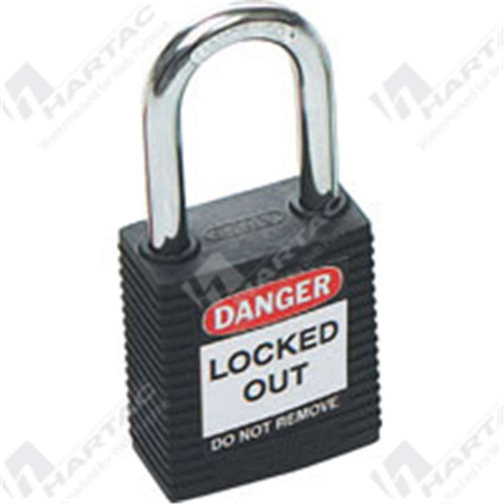 850817 - Brady Safety Plus™ Padlock with 38mm Shackle Clearance Keyed ...