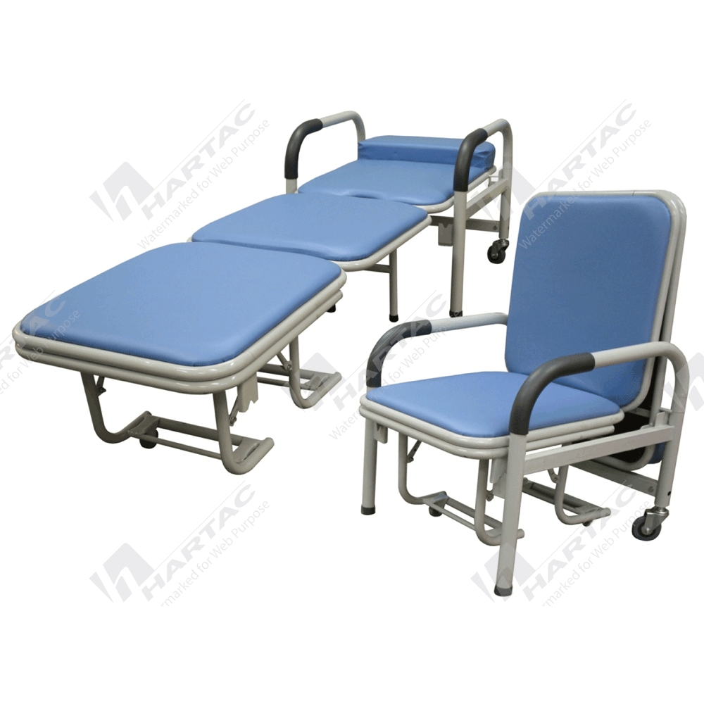 First Aid - Multi-Function Patient Chair Metal Frame With Armrests Lay ...